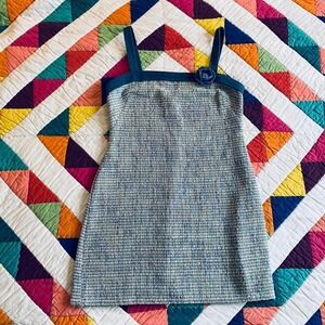 Nineties City Studios Woven Mini Dress‎ with Rosette